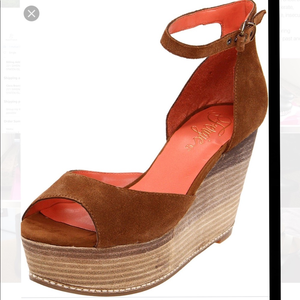 Fergie 'Dietra' platforms wedges sandals